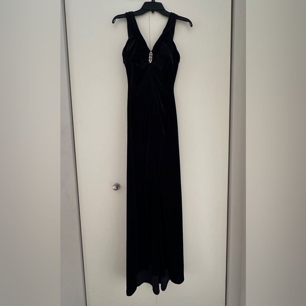 Masquerade Black Maxi Dress